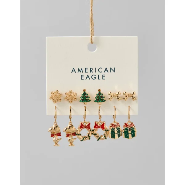 AE Holiday Earrings 6-Pack - Multi
