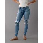 AE Next Level Patched Low-Rise Jegging - Medium Vintage