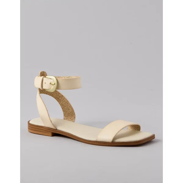 AE Western Ankle Strap Sandal - Bone Khaki