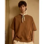 AE77 Premium Short-Sleeve Sweatshirt - Brown