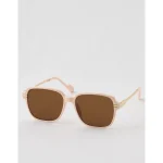 Aerie Oversized Vintage Sunglasses - Cream