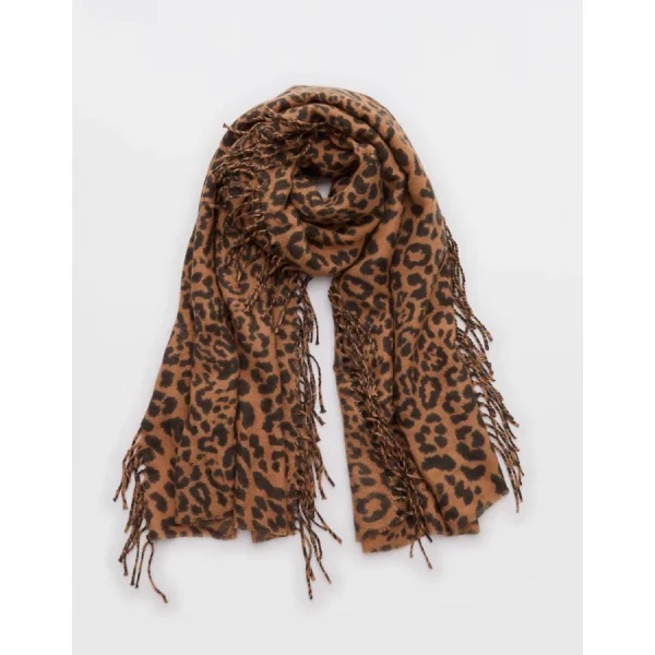 Aerie Printed Lightweight Scarf - Beach Dune