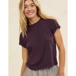 Aerie Vintage T-Shirt - Deep Plum