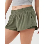 OFFLINE By Aerie 2" Hot Stuff Short - Olive Fun