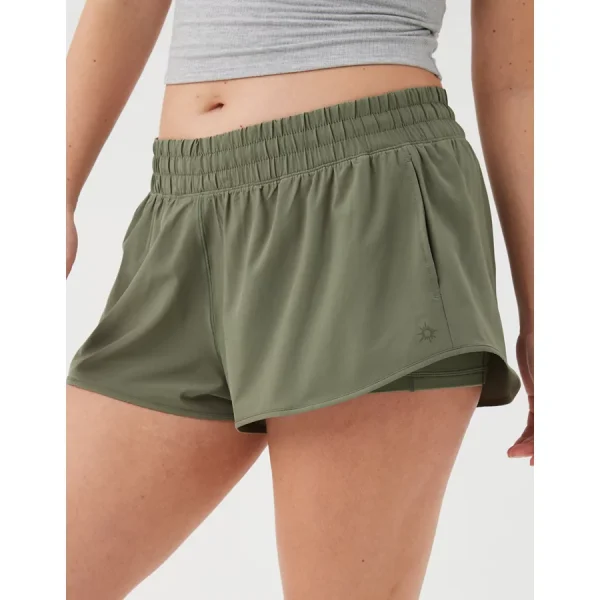 OFFLINE By Aerie 2" Hot Stuff Short - Olive Fun