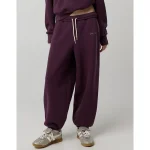 OFFLINE By Aerie Cloud Fleece Baggy Jogger - Cool Berry