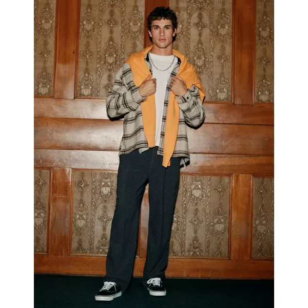 AE Flex Loose Trouser Pant - Charcoal Heather