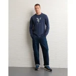 AE Icon Long-Sleeve T-Shirt - Navy