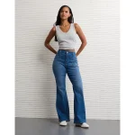 AE Next Level Curvy Super High-Waisted Flare Jean - Medium Indigo