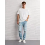 AE AirFlex+ Patched Athletic Fit Jean - Destroyed Bright