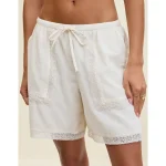 Aerie Off-Duty Gauze Boxer - Natural