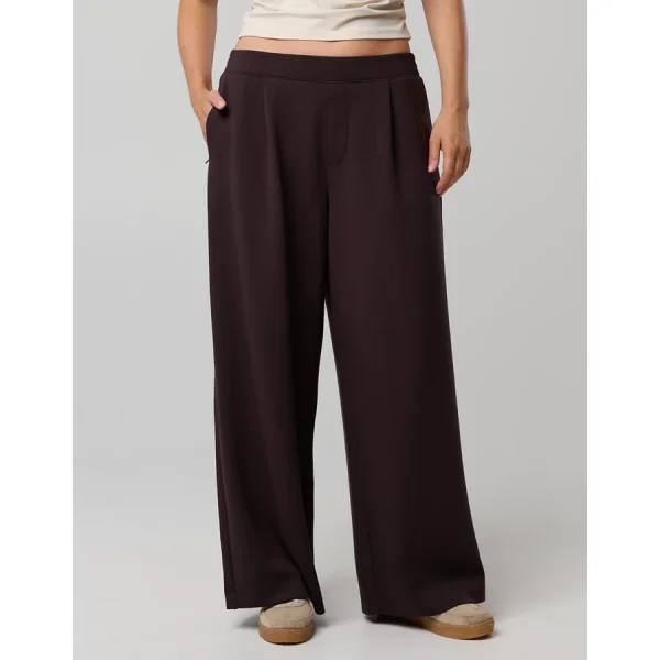 OFFLINE By Aerie ChillUp Trouser - Deep Earth
