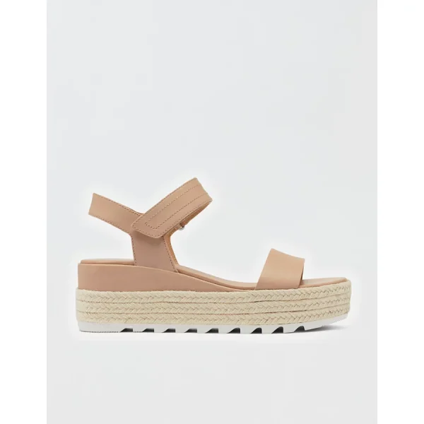 Sorel Cameron Flatform Sandal - Clear Beige