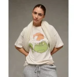 AE Grinch Relaxed Graphic T-Shirt - Cream