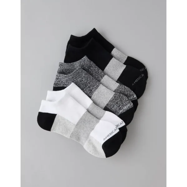 AE Low-Cut Socks 3-Pack - Dark Heather Gray
