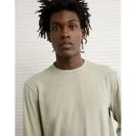 AE 24/7 Long-Sleeve Training T-Shirt - Olive