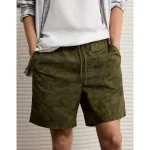AE 7" Flex Lived-In Trekker Short - Nomad Olive