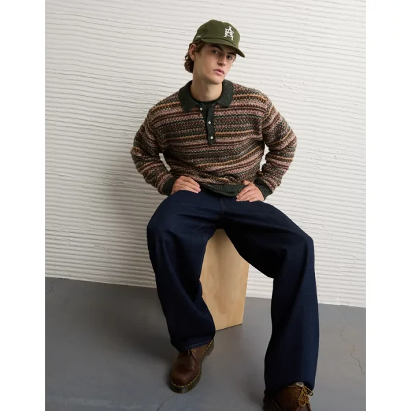 AE Sweater Polo - Camper Green