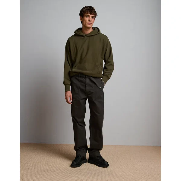 AE77 Premium Fleece Hoodie - Olive Daze