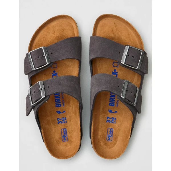 Birkenstock Women's Arizona Soft Footbed Sandal - Gray