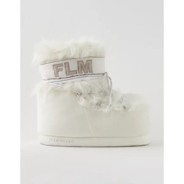 Flamingueo Giant Bootie Slippers - White
