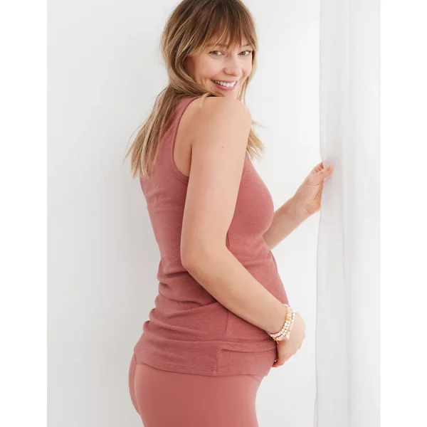 Mama By Aerie™ Ribbed Basic Tank Top - Lets Mauve
