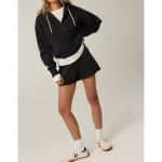 OFFLINE By Aerie Cloud Fleece Short - True Black