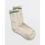 OFFLINE By Aerie Crew Socks - Everglade