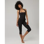 OFFLINE By Aerie Real Me XTRA Halter Tank Top - True Black