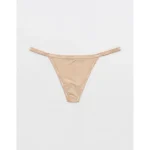 SMOOTHEZ Microfiber String Thong Underwear - Sands