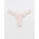 Superchill Modal Rib Thong Underwear - Club Pink