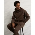AE Laidback Luxe Heavyweight Hoodie - Chocolate