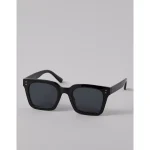 AEO Square Thick Frame Sunglasses - Black
