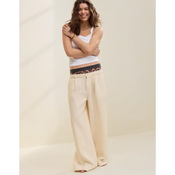 Aerie Daybreak Trouser - Sandalwood