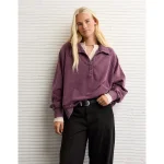 AE Big Hug Henley Sweatshirt - Moonlight