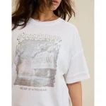 Aerie Oversized Crew Boyfriend T-Shirt - Air White