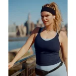 OFFLINE By Aerie Real Me Low Key Tank Top - Royal Navy