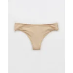 Slick Chicks Adaptive Thong Underwear - Beige