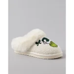 AE Grinch Scuff Slipper - Ivory