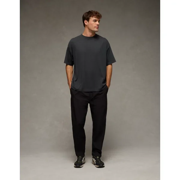 AE 24/7 Pleated Pull-On Pant - Bold Black