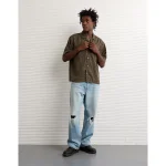 AE Poolside Button-Up Shirt - Green