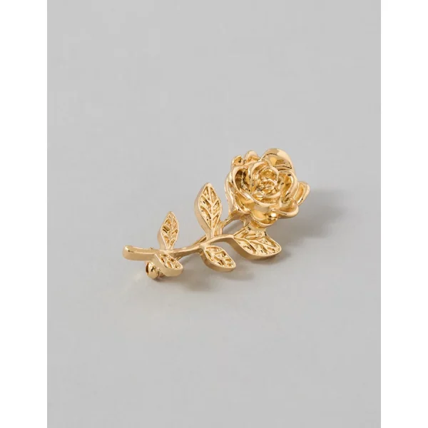 AE Rose Brooch - Gold
