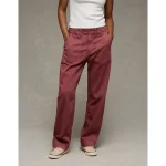 AE Stretch Low-Rise Baggy Utility Pant - Mauve