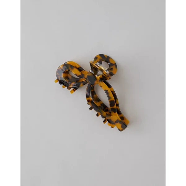 AE Tortie Bow Hair Clip - Multi