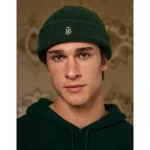 AE x Tru Kolors Double Layer Ribbed Beanie - Pine