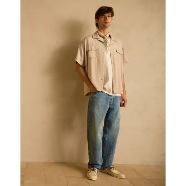 AE77 Premium Relaxed Jean - Medium Wash