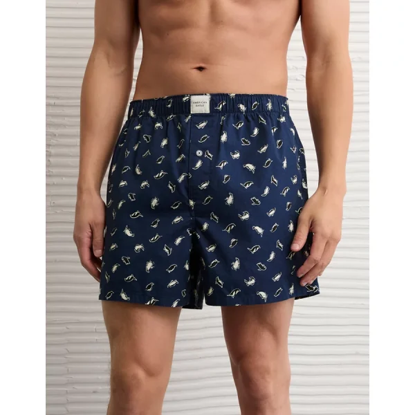 AEO Penguin Stretch Boxer Short - Navy