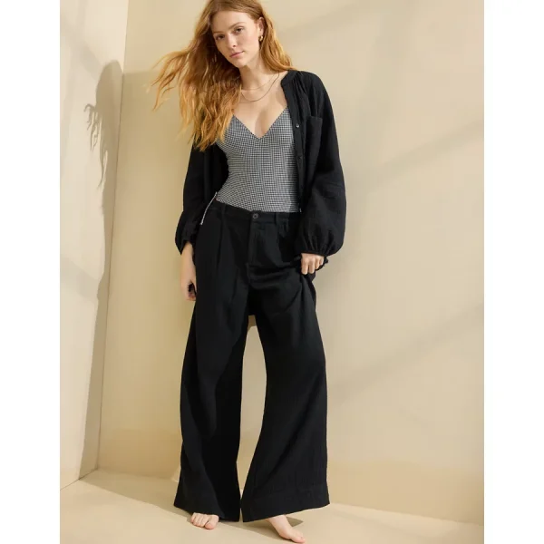 Aerie Daybreak Trouser - True Black