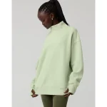 OFFLINE By Aerie Cloud Fleece Oversized Mockneck Sweatshirt - Dusty Sage