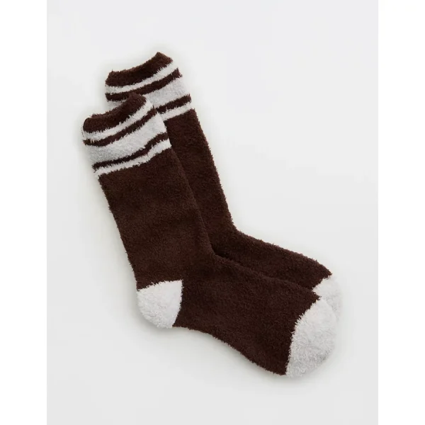 OFFLINE By Aerie Marshmallow Socks - Deep Earth